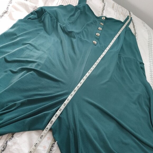 Addition Elle teal jumpsuit size 5X - Picture 15 of 16